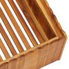 vidaXL Lit sur&eacute;lev&eacute; de jardin 50x50x25 cm Bois massif d'acacia