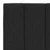 vidaXL Lit avec matelas Hanko noir 160x200 cm velours
