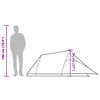 vidaXL Tente de camping tunnel 2 personnes tissu occultant imperméable