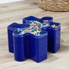 HI Plateau de tri de puzzle 21,5 cm bleu