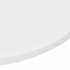 vidaXL Plateau de table Blanc brillant 50 x 50 x 1,5 cm