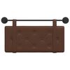 vidaXL T&ecirc;te de lit suspendue Montage mural Marron 80 cm Simili cuir