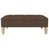 vidaXL Repose-pied Marron 78x56x32 cm Tissu