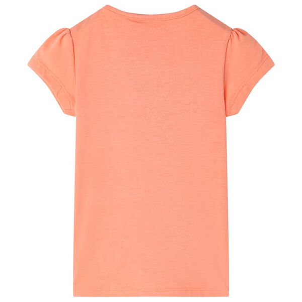 T-shirt enfants orange n&eacute;on 104