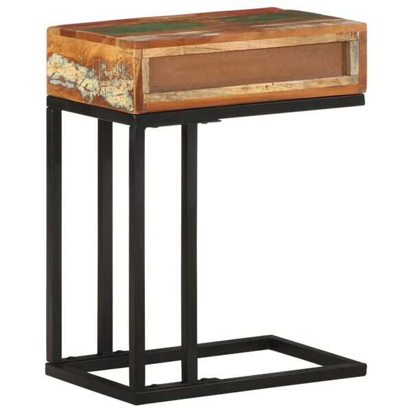 vidaXL Table d'appoint en U 45x30x61 cm Bois de récupération massif