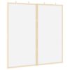 vidaXL Tableau d'Affichage 80 x 80 x 1.4 cm Bois de pin massif Blanc