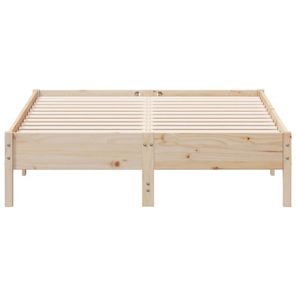 vidaXL Cadre de lit sans matelas 140x190 cm bois de pin massif