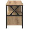 vidaXL Meuble TV avec tiroir Ch&ecirc;ne artisanal 90 x 33 x 45 cm