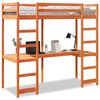 vidaXL Cadre de lit superpos&eacute; sans matelas 80x200cm bois de pin massif