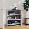 vidaXL Buffet Gris b&eacute;ton 70x40,5x75 cm Bois d'ing&eacute;nierie