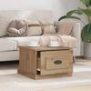 vidaXL Table basse Ch&ecirc;ne artisanal 50 x 50 x 35 cm Bois d'ing&eacute;nierie