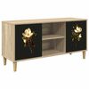 vidaXL Meuble TV BREMEN 102 x 33 x 50 cm Sonoma Bois d'ing&eacute;nierie