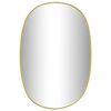 vidaXL Miroir mural Dor&eacute; 60x40 cm