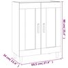 vidaXL Buffet Ch&ecirc;ne sonoma 69,5x34x90 cm Bois d'ing&eacute;nierie