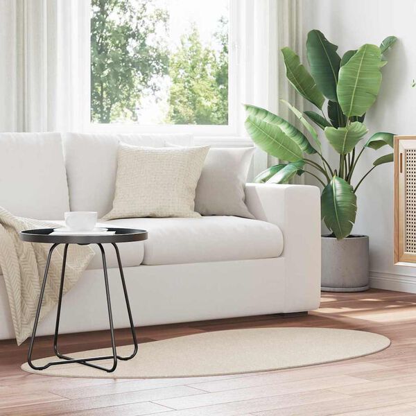 vidaXL Tapis de surface HUARTE Beige 80 x 150 cm Polyester