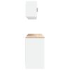vidaXL Armoires de garage 6 pcs blanc bois d'ing&eacute;nierie