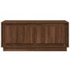 vidaXL Table basse ch&ecirc;ne marron 102x50x44 cm bois d'ing&eacute;nierie