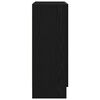 vidaXL Biblioth&egrave;que Ch&ecirc;ne noir 82,5 x 30,5 x 80 cm Bois d'ing&eacute;nierie