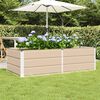 vidaXL Jardini&egrave;re Ivoire 160 x 80 x 45 cm Acier