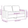 vidaXL Canap&eacute; &agrave; 2 places Gris clair 120 cm Tissu