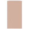 vidaXL Buffet rose 99x39x73 cm acier