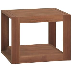 vidaXL Armoire murale de salle de bain 45x45x35 cm Bois de teck solide