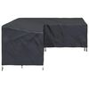 vidaXL Housse pour meubles Noir 260 x 210 x 80 cm Tissu Oxford 600D
