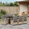 vidaXL Ensemble de salle &agrave; manger pour jardin 9 pcs