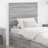 vidaXL T&ecirc;te de lit Gris Sonoma 75 cm Bois d'ing&eacute;nierie