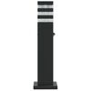 vidaXL Lampadaire d'ext&eacute;rieur avec capteur noir 50 cm aluminium