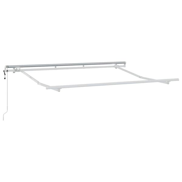 vidaXL Auvent R&eacute;tractable Cr&egrave;me 250 x 200 cm Polyester et Aluminium