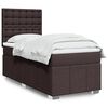 vidaXL Sommier &agrave; lattes de lit avec matelas Marron fonc&eacute; 80x200 cm