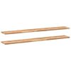 vidaXL &Eacute;tag&egrave;res flottantes 2 pcs 140x20x2 cm acacia massif &agrave; l'huile
