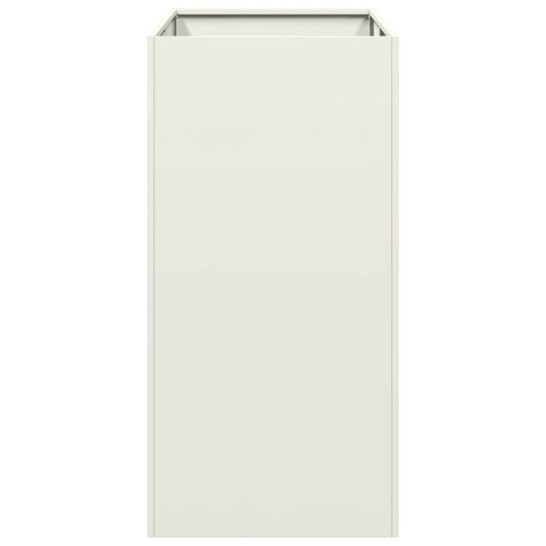 vidaXL Jardini&egrave;re blanc 40x80x80 cm acier
