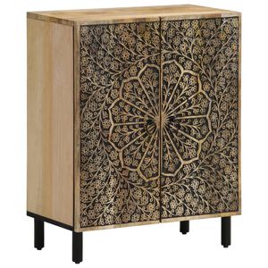vidaXL Armoire lat&eacute;rale 60x33x75 cm bois massif de manguier