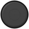 vidaXL Plateau &agrave; fleurs rond 6 pcs Noir &Oslash; 14 x 2 cm Plastique