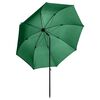 vidaXL Parapluie de pêche Vert 240x210 cm