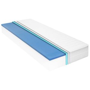 vidaXL Matelas 140 x 200 cm Mousse &agrave; m&eacute;moire de forme Visco 18 cm H2