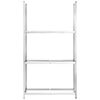 vidaXL Porte-pneus &agrave; 3 niveaux Argent&eacute; 110x40x200 cm Acier