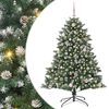 vidaXL Sapin de No&euml;l artificiel Vert 150 cm PVC, plastique et acier