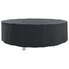 vidaXL Housse pour meubles 320 x 320 x 71 cm Tissu Oxford 420D Rond