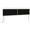 vidaXL T&ecirc;te de lit LED Blanc 200 cm Cuir synth&eacute;tique