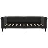 vidaXL Lit de repos sans matelas noir 90x190 cm velours