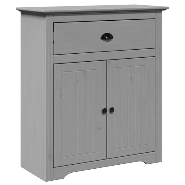 vidaXL Armoire de couloir BODO gris 80x35x90 cm