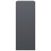 vidaXL Portant de bois de chauffage anthracite 60x40x100 cm acier