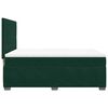 vidaXL Sommier &agrave; lattes de lit et matelas Vert fonc&eacute; 140x200cm Velours