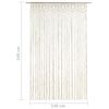 vidaXL Rideau en macram&eacute; 140x240 cm Coton