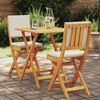 vidaXL Ensemble bistrot 3 pcs Marron Bois d'acacia massif