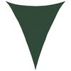 vidaXL Voile d'ombrage 160 g/m&sup2; Vert fonc&eacute; 5x7x7 m PEHD