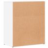 vidaXL Buffets 2 pcs blanc 60x31x70 cm bois d'ing&eacute;nierie